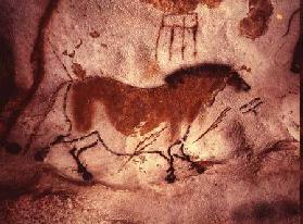 Rock painting of a horse c.17000 BC