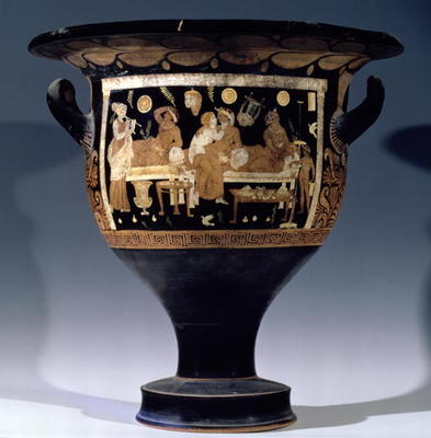 Red-figure bell krater depicting a banquet scene, (pottery) (for detail see 85013) von 