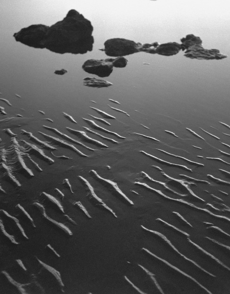 Sand surface, Porbandar III (b/w photo)  von 
