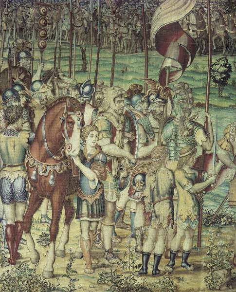 Scipio and Hannibal / Tapestry 1550 von 