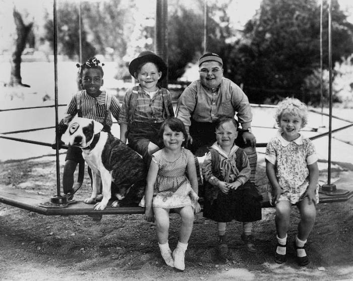 Series THE LITTLE RASCALS/OUR GANG COMEDIES with Petey, Farina Hoskins, Mary Anne Jackson, Joe Cobb, von 