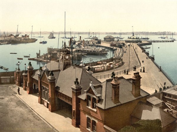 Southampton, Pier im Hafen von 