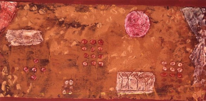Still Life with Casket, 1931 (no 49) (wax paint and oil on paper on cardboard)  von 