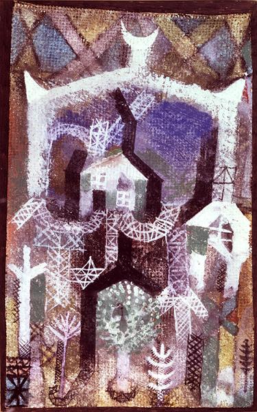Summer-houses, 1919 (no 8) (w/c on primed linen on paper on cardboard)  von 
