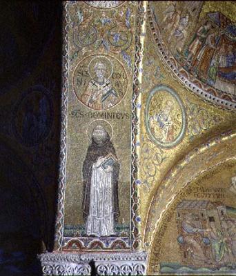 St. Dominic and St. Nicholas, mosaic in the atrium of San Marco Basilica (see also 60046-7) von 