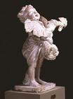 Statue of a child holding a cockerel by Adriano Cecioni (1838-66) (plaster) 16th