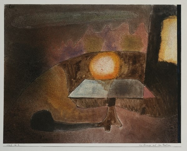 The Lamp on the Terrace, 1925 (w/c on paper laid on board)  von 