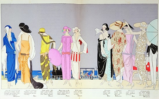 The Seaside, fashion plate from Art Gout Beaute von 