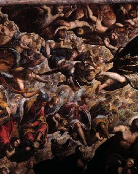 Tintoretto, Paradies, Ausschnitt