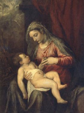 Tizian, Maria mit Kind
