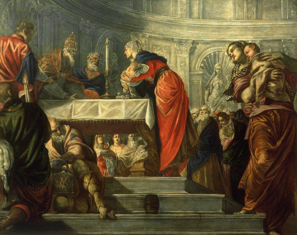 Tintoretto, Darstellung Jesu im Tempel von 