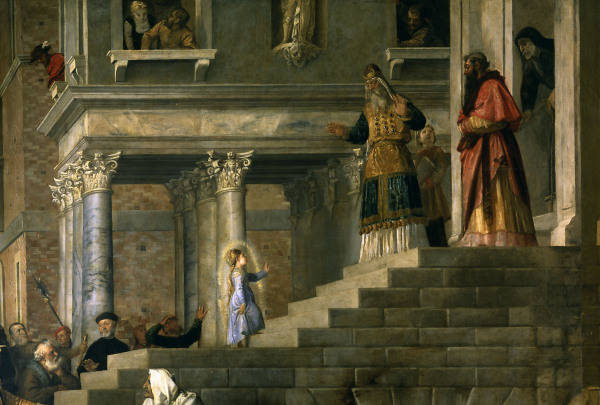 Tizian, Mariae Tempelgang von 