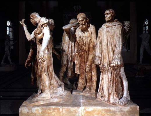 The Burghers of Calais, by Auguste Rodin (1840-1917), c.1889 (full-size plaster) von 