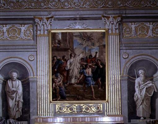 The 'Cappella Paolina', view of the altar wall, designed by Carlo Maderno (1556-1629) 1617 (photo) von 