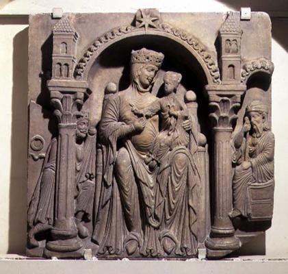 The Virgin of Fontfroide (stone) von 
