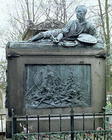 Tomb of Jean Louis Andre Theodore Gericault (1791-1824) (stone and bronze)