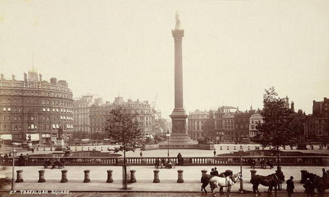 Trafalgar Square, London (sepia photo) von 