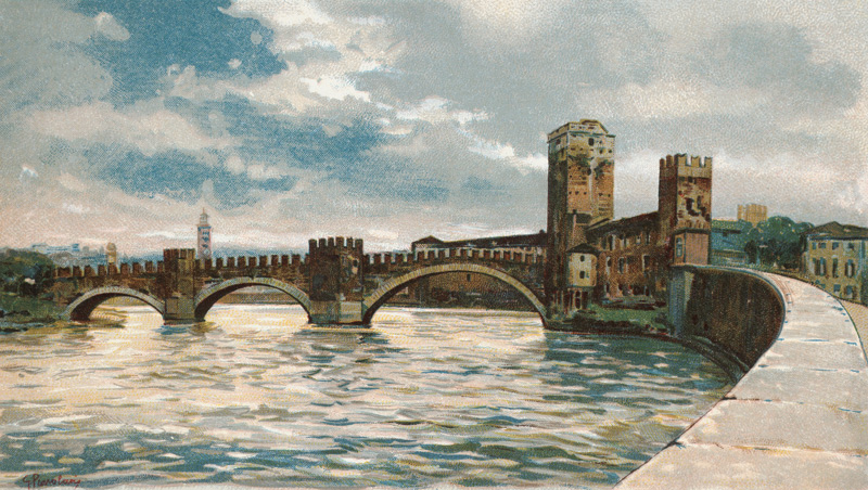 Verona, Ponte Scaligero von 