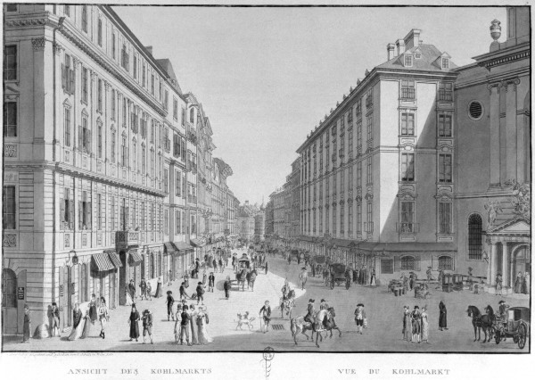 Vienna, Kohlmarkt /Aquatint/Schuetz/1786 von 