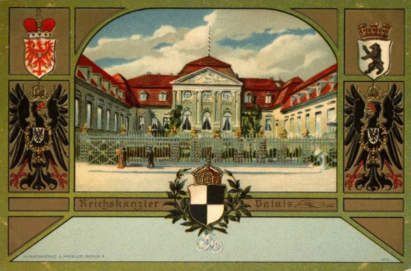 Vorderansicht Palais des Reichskanzlers von 