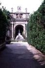 View of a garden fountain bearing the d'Este coat of arms, designed by Pirro Ligorio (c.1500-83) for 18th