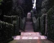 View of a garden walkway, designed by Pirro Ligorio (c.1500-83) for Cardinal Ippolito II d'Este (150 C16th