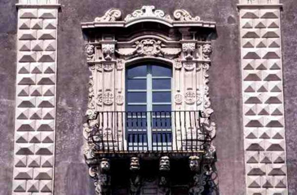 View of an east window, designed by Antonio Amato, 17th century (photo) von 