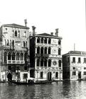 View of (LtoR) Palazzo Barbaro and Palazzo Dario (b/w photo) 1878