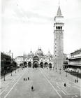 View of Piazza S. Marco (b/w photo) 1880-1920