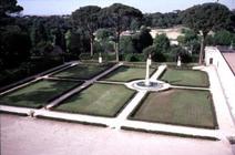 View of the Italian style garden seen from the villa, designed by Nanni di Baccio Bigio (d.1568) and 16th