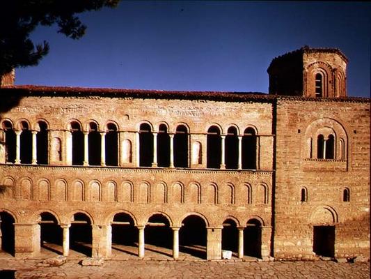 View of the West Portico facade constructed under Archbishop Grigorios, 1313-17 (photo) von 