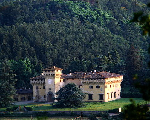Villa Medicea di Cafaggiolo, begun 1451 (photo) von 