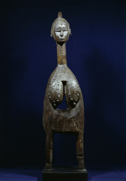 Weibl. Figur, Baga, Guinea / Holz von 
