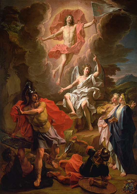The Resurrection of Christ, 1700 (oil on canvas) von Noel Coypel