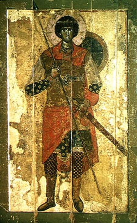Icon of St. George von Novgorod School