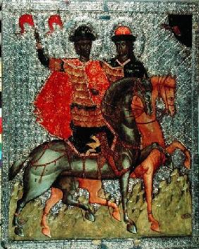 St. Boris and St. Gleb Mounted c.1377