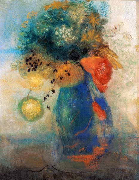 Vase of flowers von Odilon Redon