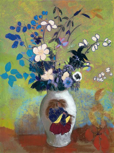 Fleurs Exotiques dans une Potiche von Odilon Redon