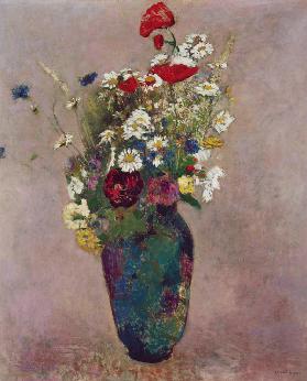 Vision: Vase mit Blumen 1900
