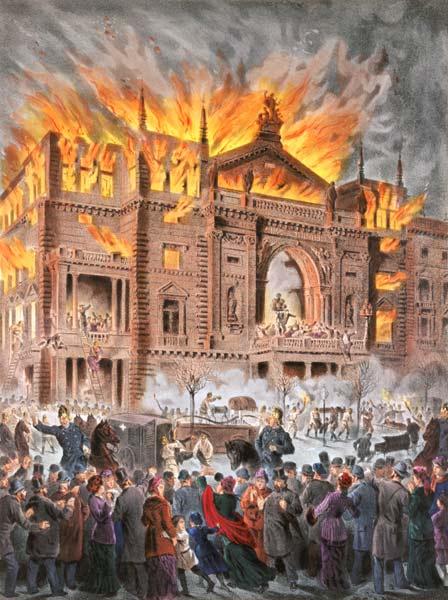 Der Brand des Wiener Ringtheaters am am 8. Dezember 1881
