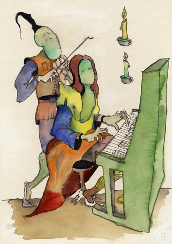 Piano II von Olege Kouvaev