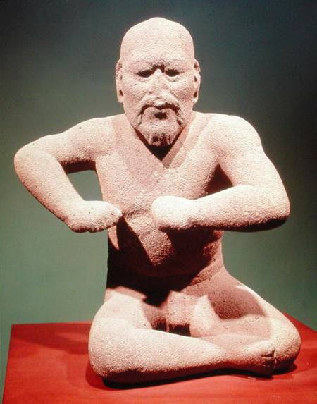 Figurine of a wrestler von Olmec
