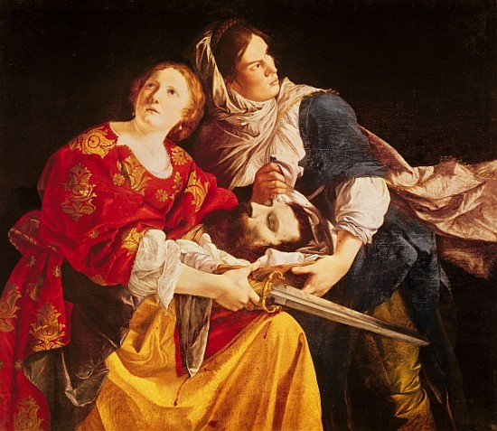Judith with the head of Holofernes von Orazio Gentileschi