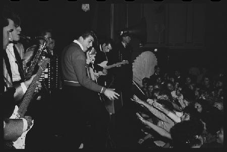 Fabian performing live show with the band 1959