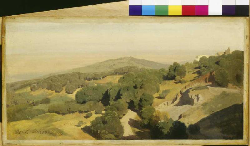 Sabiner Berge bei Tivoli von Oswald Achenbach