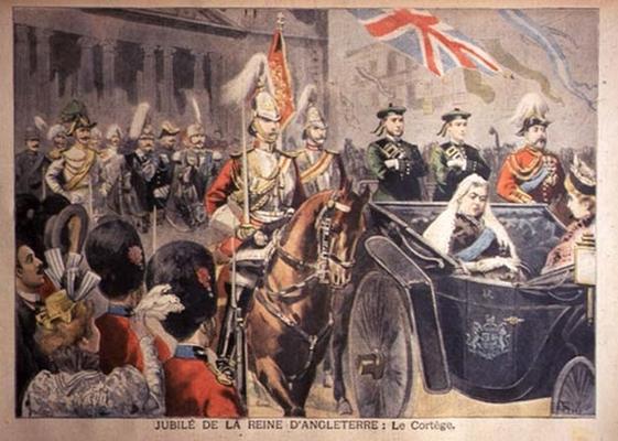 Jubilee of the Queen of England: The Cortege, illustration from 'Le Petit Journal', 27 June 1897 (co von Oswaldo Tofani