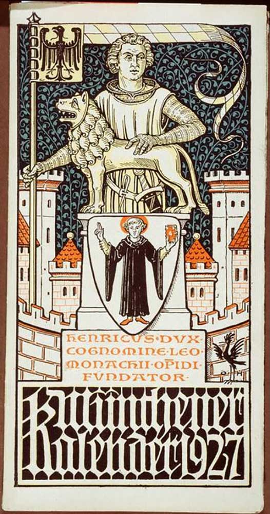 Das Wappen des Volksstaates Hessen v (om) J (ahre) 1920 von Otto Hupp