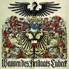 Wappen des Freistaats Lübeck 1920