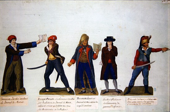Jacobins and terrorists at the period of the Reign of Terror (1793-4) during the French Revolution von P. A. Lesueur