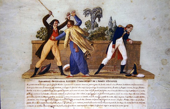 The Assassination of General Kleber by a Fanatic, 14th June 1800 von P. A. Lesueur